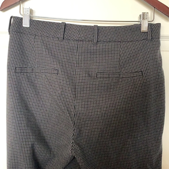 ZARA | Houndstooth Straight Leg Pants Sz US 8 - Picture 6 of 6